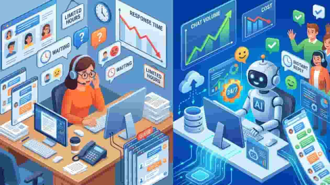 Best AI customer service tools with AI chatbot, live chat, automation, and analytics helping small businesses provide faster customer support.