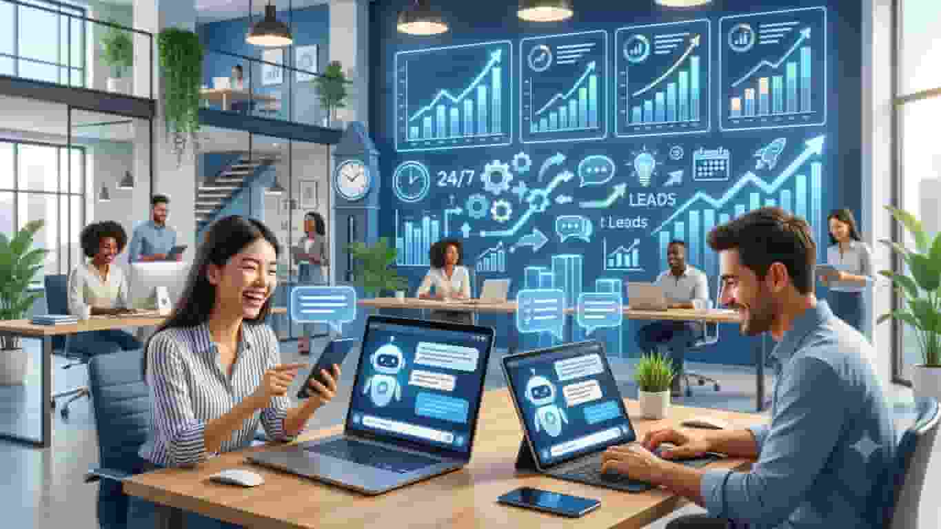 AI chatbot automation helping small businesses improve customer support and response time