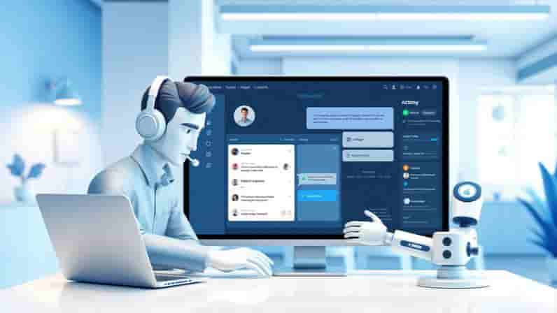 Intercom AI chatbot providing personalized customer support for growing businesses