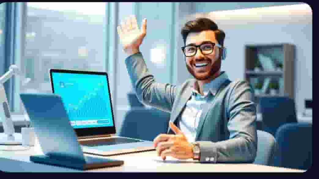 AI chatbot helping a small business grow with automated customer support