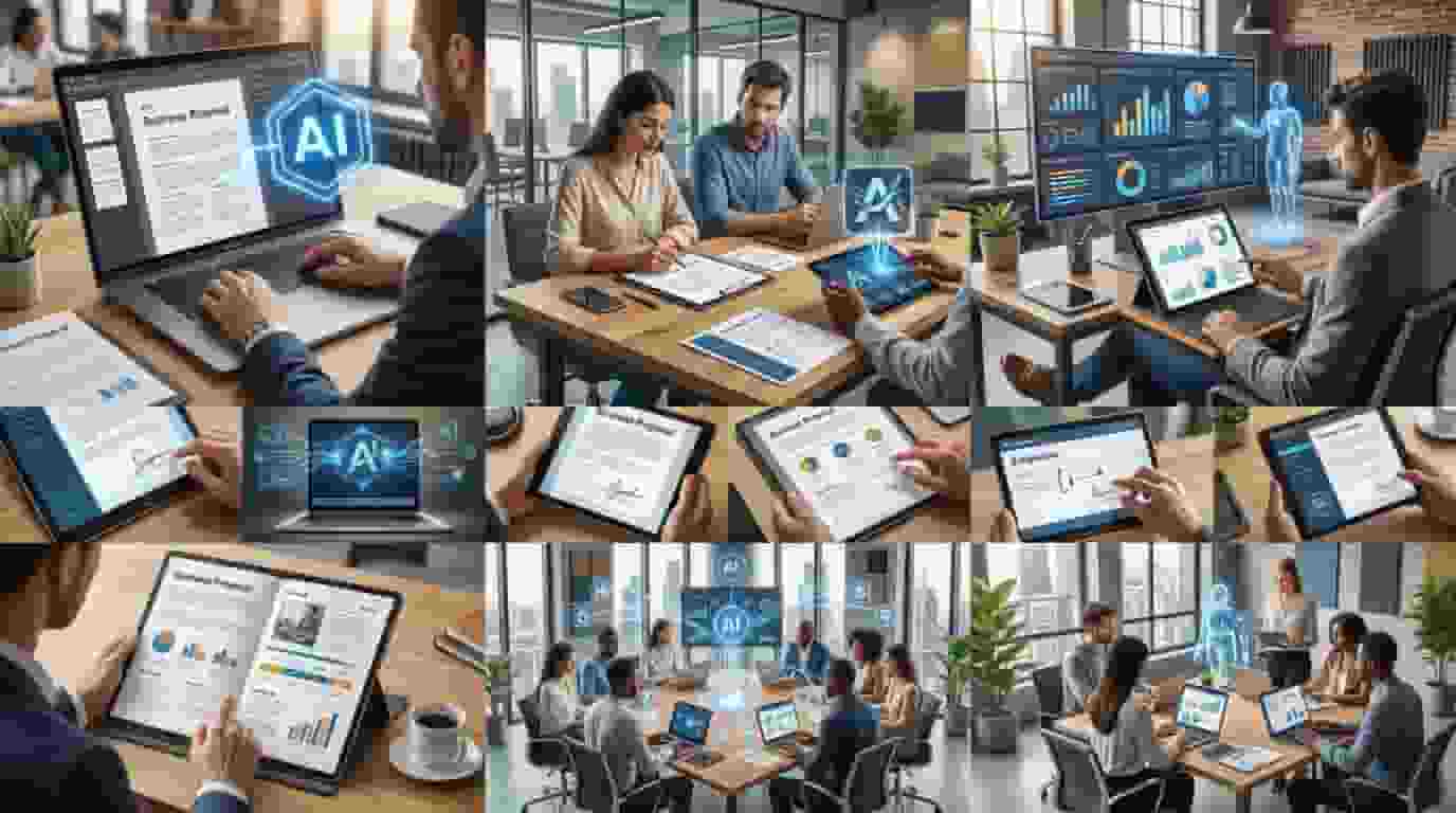 Best Free AI proposal generation tools helping small businesses create professional business proposals with AI-powered writing, proposal templates, analytics, and document automation in a modern digital workspace.