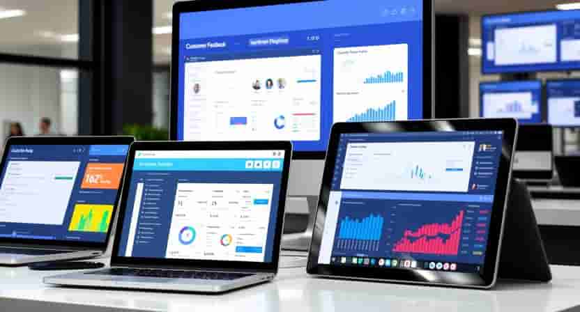 AI-powered customer feedback tools helping businesses analyze surveys, reviews, and customer sentiment.