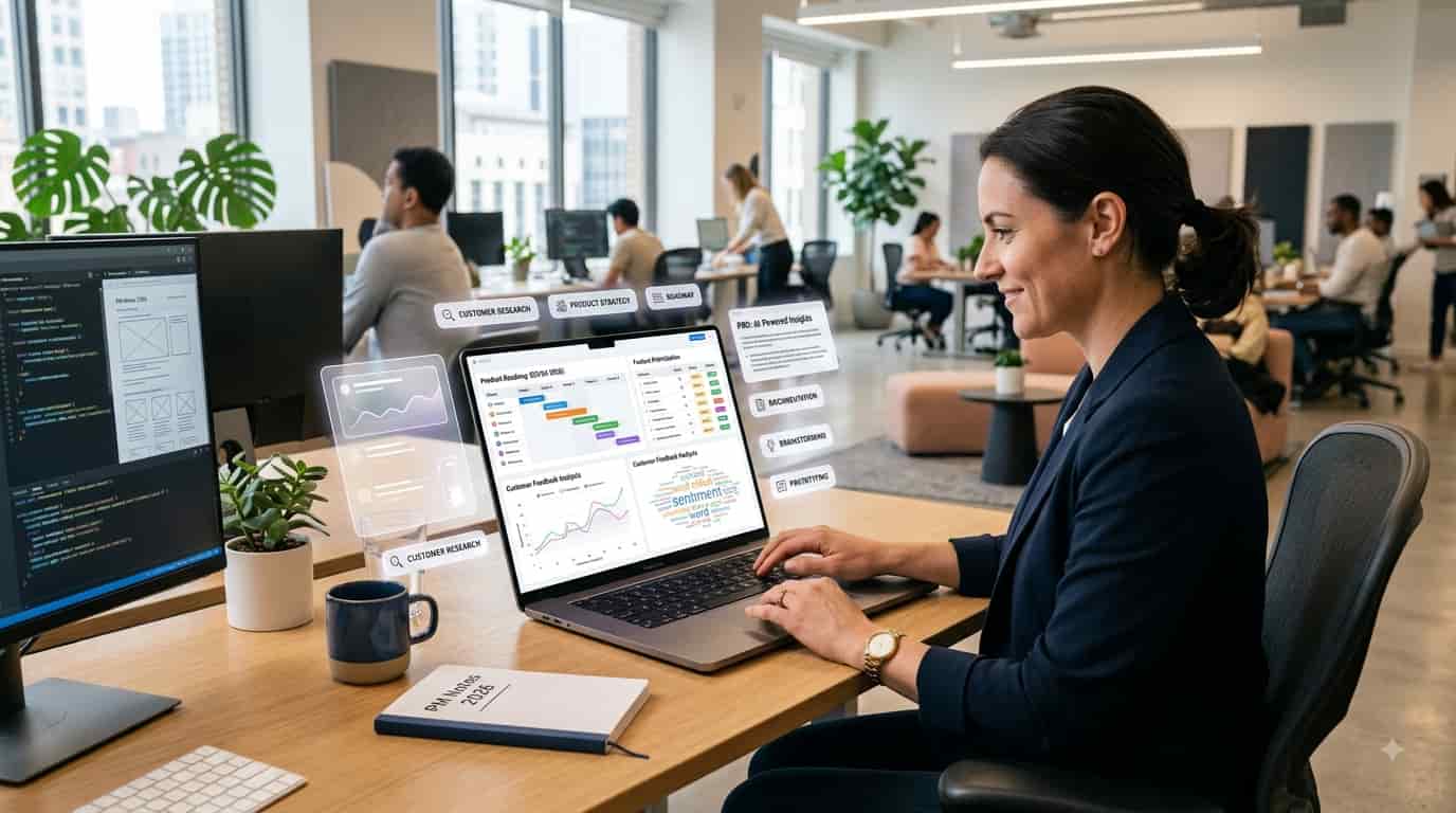 AI product management tools for product managers using roadmaps, customer feedback, and product strategy tools